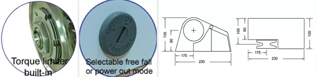 ΕΡΓΑΤΗΣ ΑΓΚΥΡΑΣ  ΕΞΩΤΕΡΙΚΟΣ 300W 12V ΜΕ ΙΝΟΧ ΤΥΜΠΑΝΟ