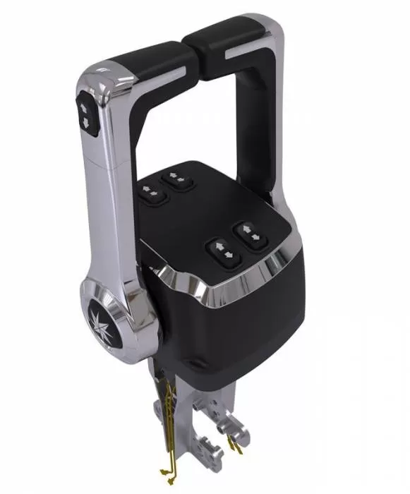 ΧΕΙΡΙΣΤΗΡΙΟ ΕΠΙΚΑΘΗΜΕΝΟ ΔΙΠΛΟ ΓΙΑ ΔΥΟ ΜΗΧΑΝΕΣ ME TRIM & TILT