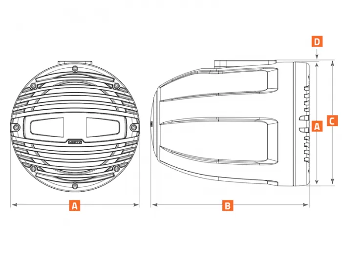 HXEIO MARINE HERTZ HTX-8 M-FL